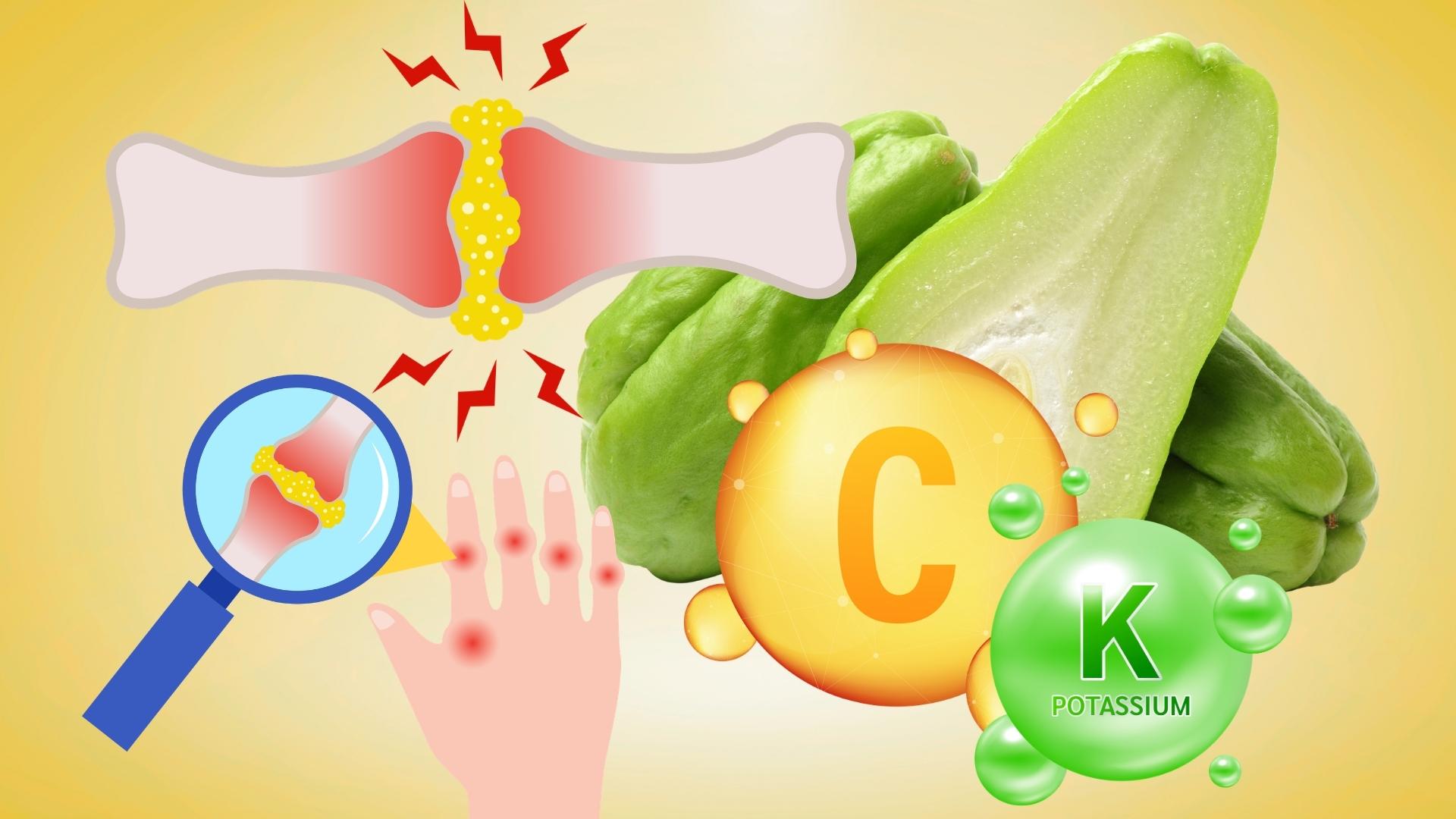 Why people with high uric acid should eat more chayote fruits