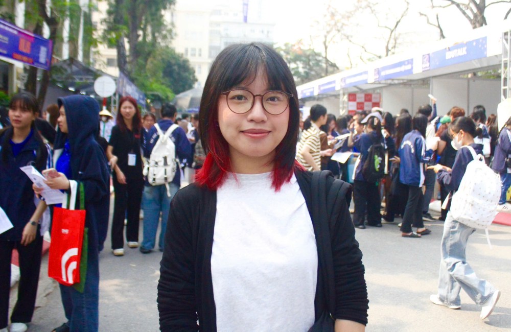 Nguyễn Thị Hà Giang cho biết bản thân đang tìm kiếm những cơ hội mới để mở rộng định hướng nghề nghiệp. Ảnh: Quỳnh Chi