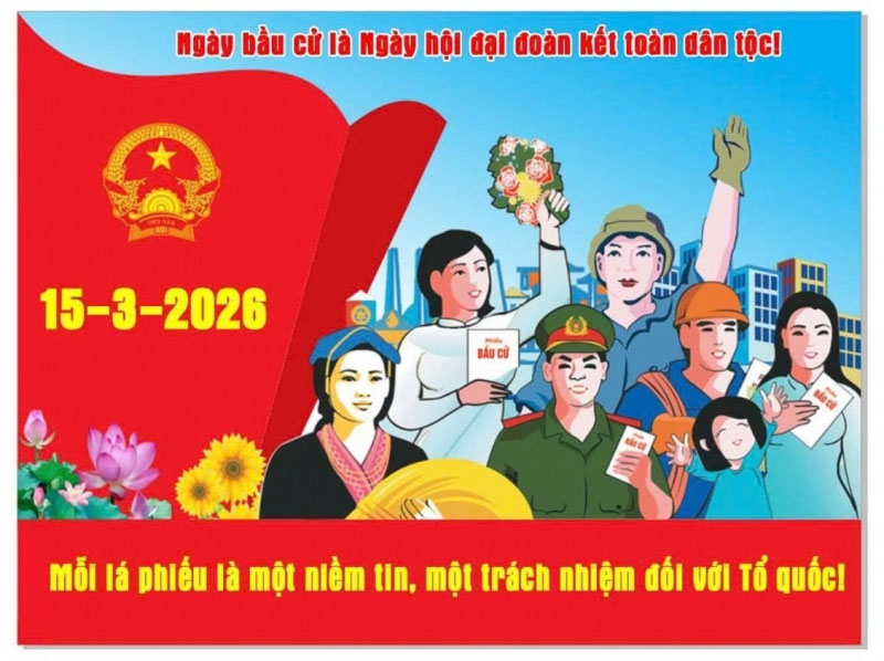 Công an Nghệ An cảnh báo hiện tượng lợi dụng không gian mạng chống phá bầu cử, đề nghị người dân nắm thông tin về bầu cử qua các kênh chính thống. Ảnh: Ngọc Anh