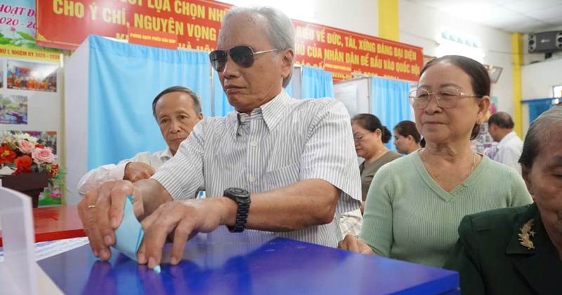 Cử tri đặc biệt tại TP.HCM trong ngày bầu cử 15/3