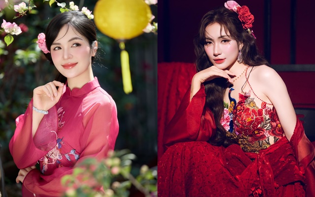 Hòa Minzy và chị gái sở hữu vẻ ngoài khá giống nhau. Ảnh NVCC