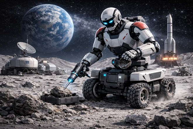 人型ロボットは、中国が月面に研究基地を建設する上で役立つ可能性がある。