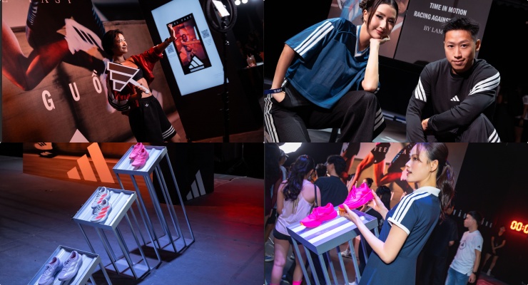 Vietnamese stars appear full of energy at the launch of training shoes that are being sought after. Photo: Organizing Committee.