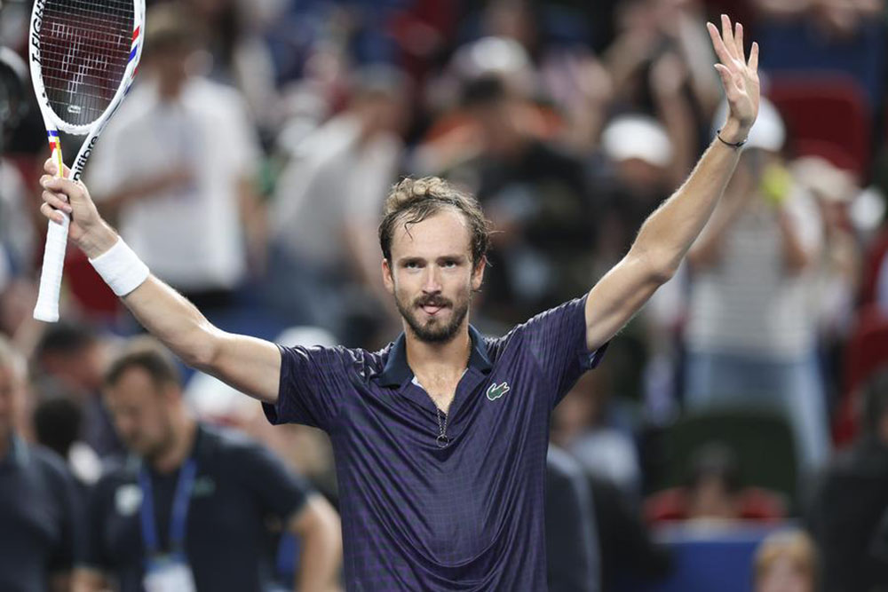 Russian tennis player Daniil Medvedev. Photo: Xinhua