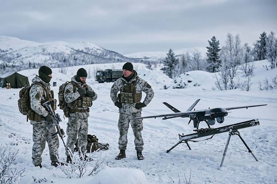 Canada tests positioning technology for defense and civilian purposes in the Arctic. AI photo: Cat Tien