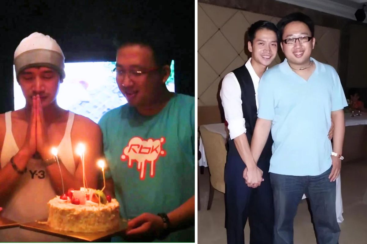 Hà Thịnh Minh và Vu Chính thời còn thân thiết. Ảnh: Xinhua