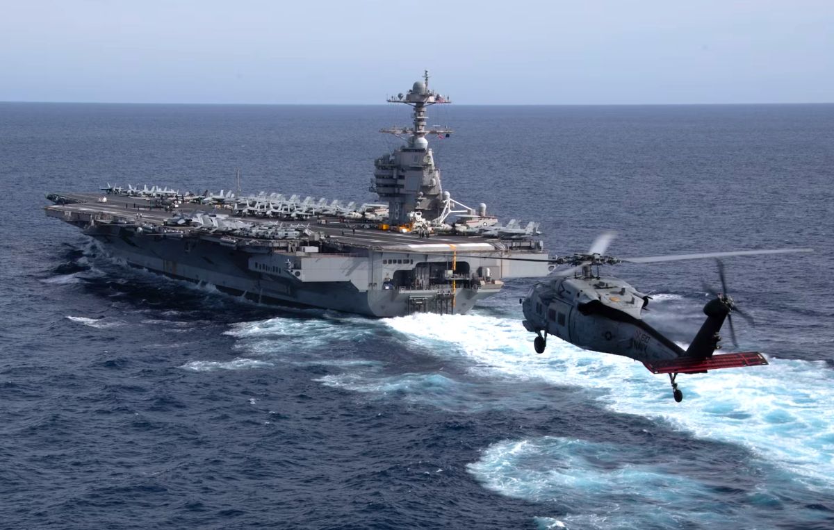 Tàu sân bay USS Gerald R. Ford. Ảnh: Hải quân Mỹ