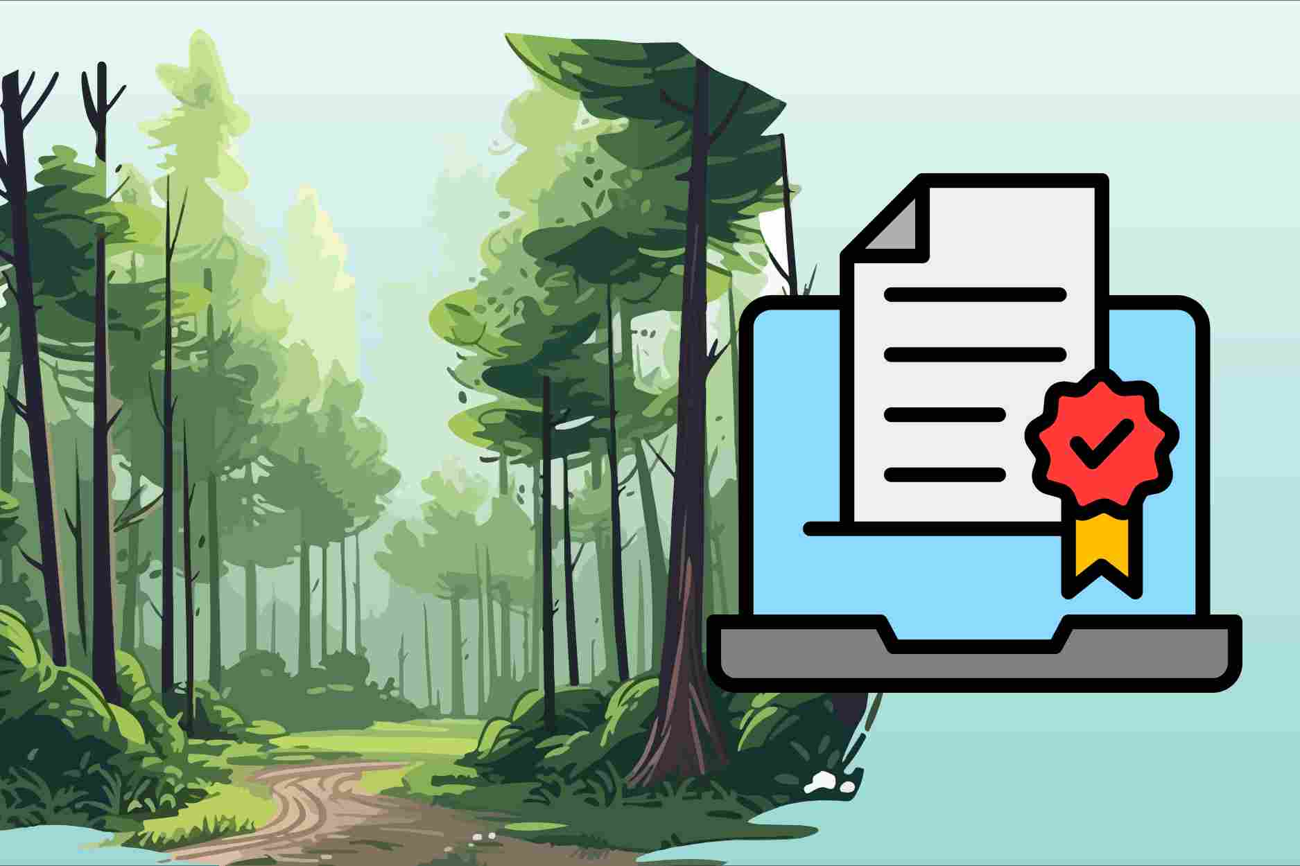 Is land reclaimed for forest planting and house construction from 2004 eligible for a red book?