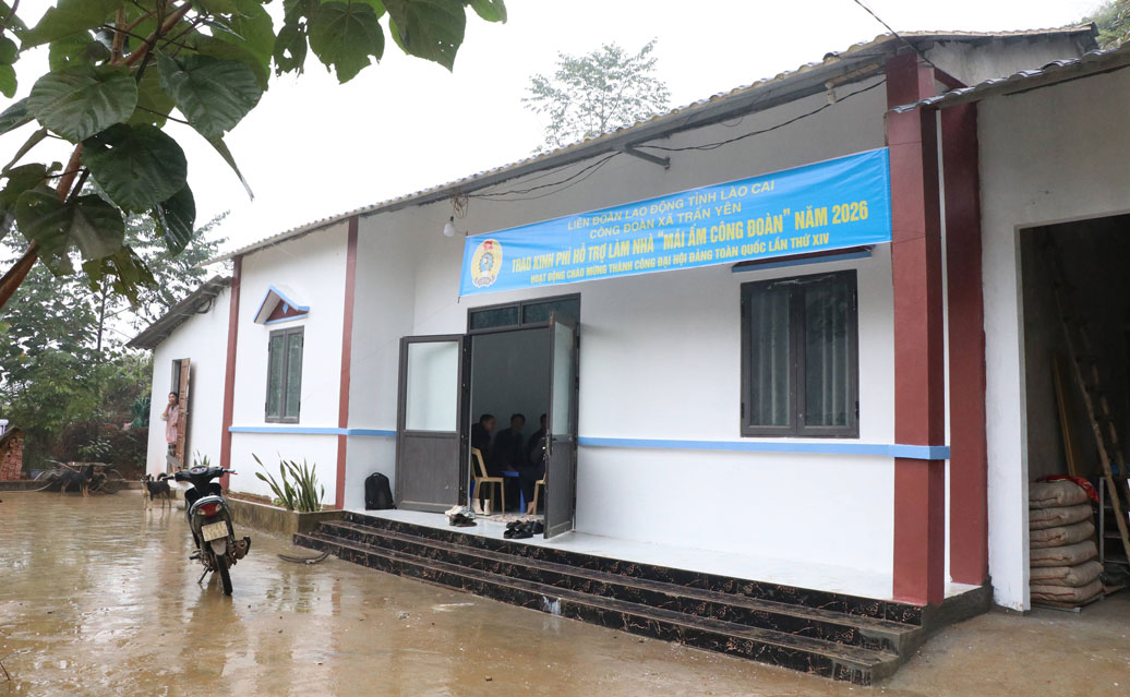 The new house of union member Sung A Chau. Photo: Bao Nguyen