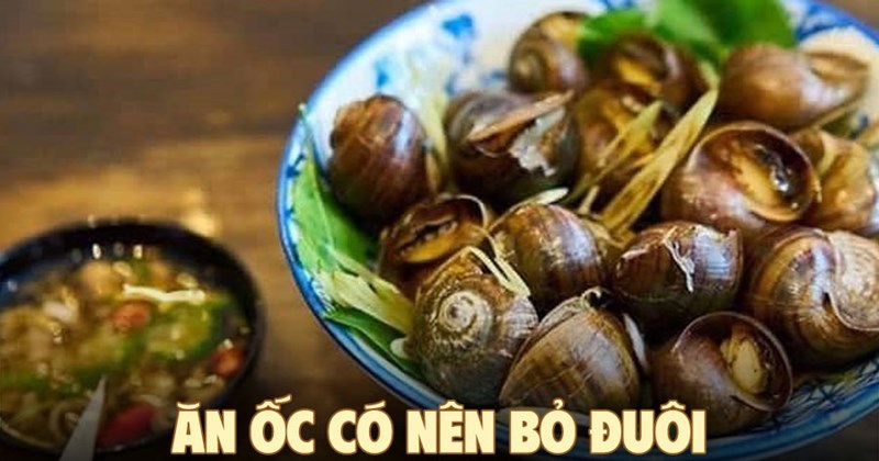 Ốc sên nên ăn không đuôi?