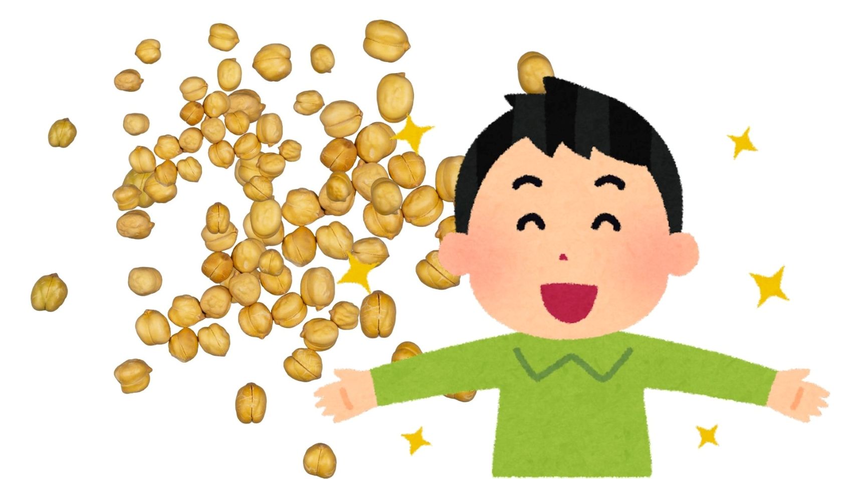 Roasted chicken beans are a healthy protein and fiber-rich snack. Graphics: Thanh Thanh