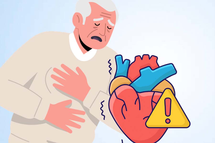 L'essoufflement chez les personnes âgées peut être un signe avant-coureur d'insuffisance cardiaque. Graphique: Thiện Nhân