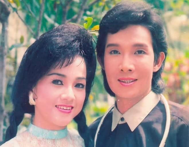 Vũ Linh, Phương Hồng Thủy thời trẻ. Ảnh: Cải lương Việt Nam.