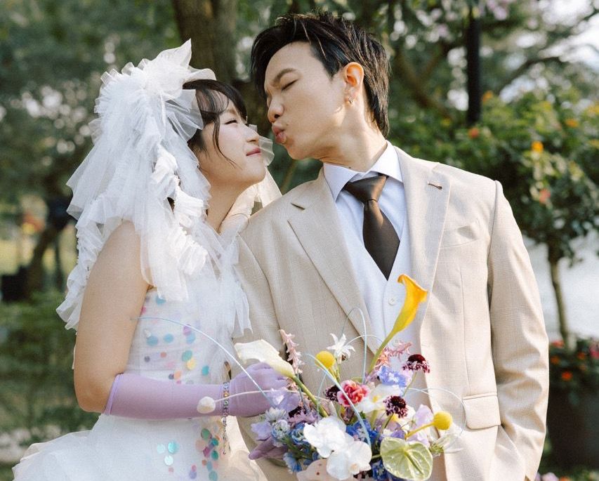 Hoàng Dũng et sa femme. Photo: Artiste fournie.