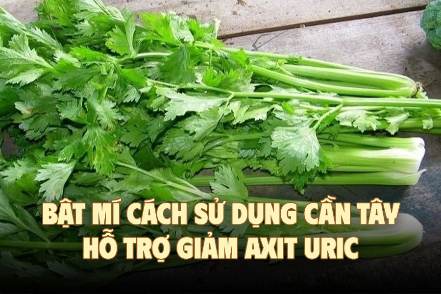 Revealing how to use celery to help reduce uric acid