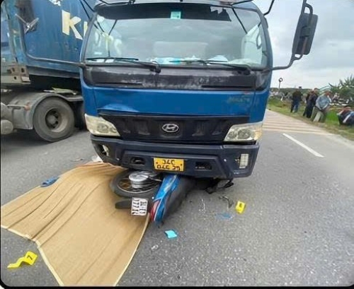 Scene of the accident. Photo: Hai Phong Traffic Safety Board