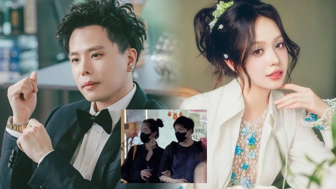 Miss Thanh Thuy and Trinh Thang Binh. Photo: Cut from video