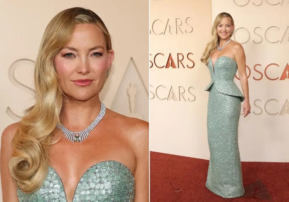 Kate Hudson is gorgeous at the 2026 Oscar Awards. Photo: Cut from video.