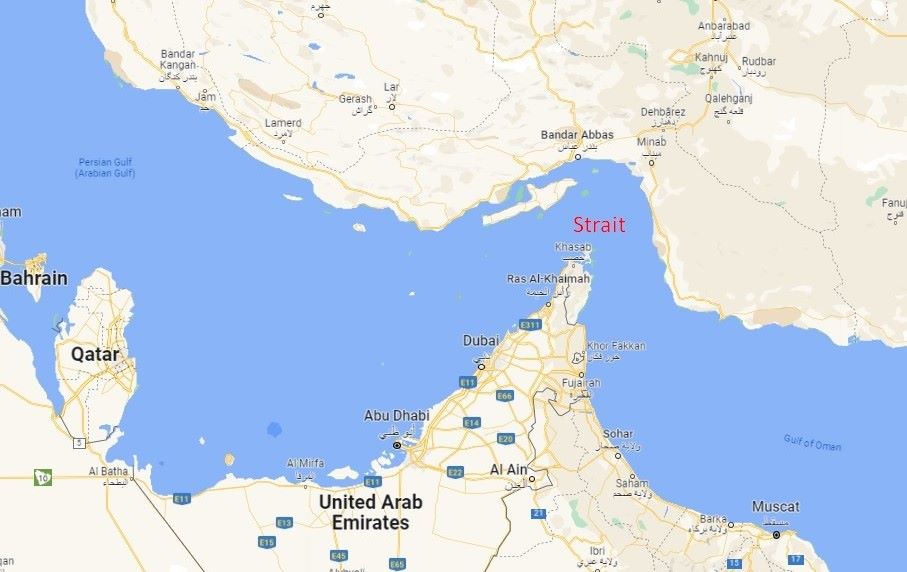 According to data from maritime analysis company Windward, no ships passed through the Strait of Hormuz on March 14. Photo: Windward