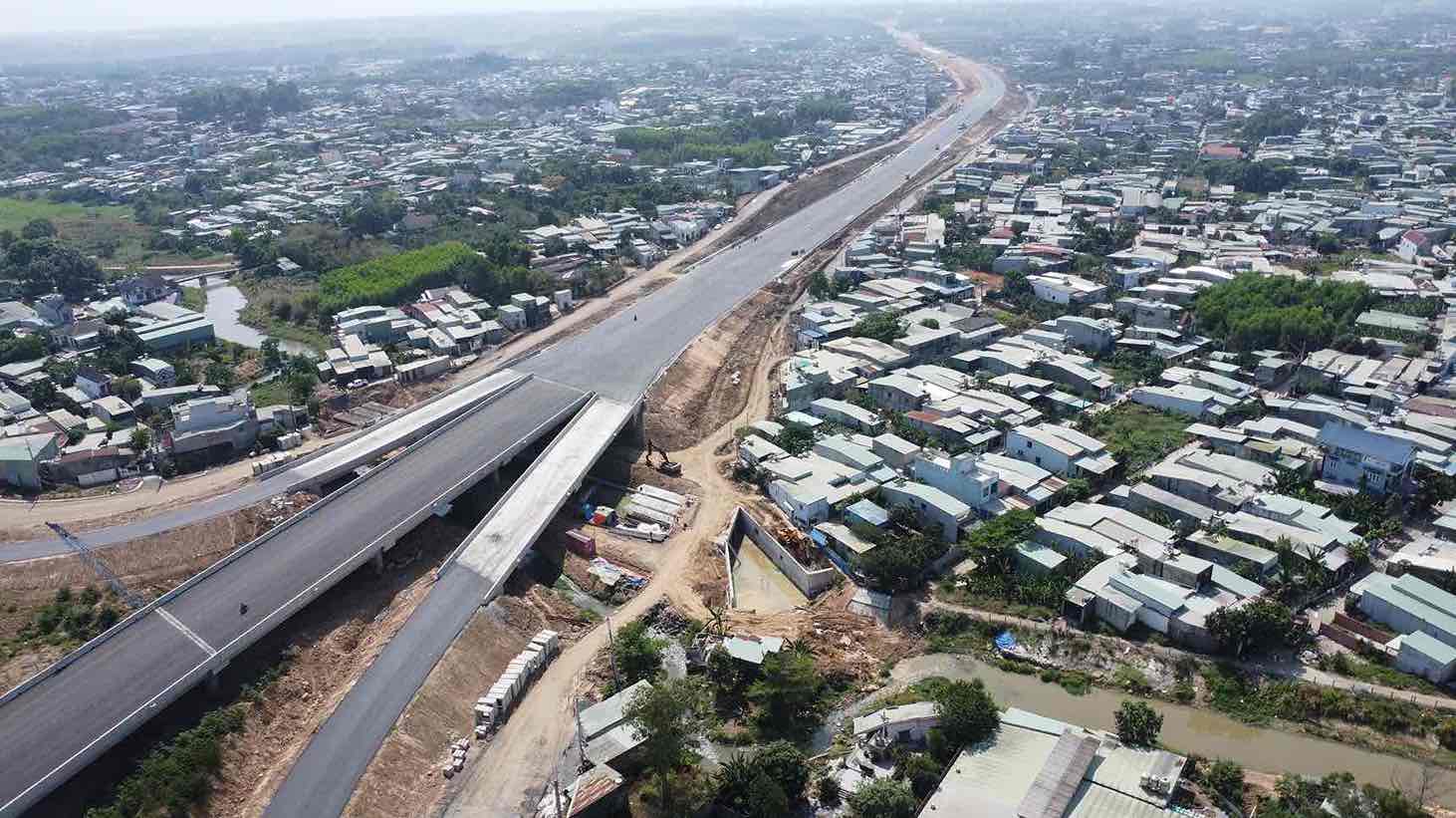 Cao tốc Biên Hòa - Vũng Tàu hướng từ Đồng Nai đi sân bay Long Thành và TPHCM. Ảnh: Hà Anh Chiến