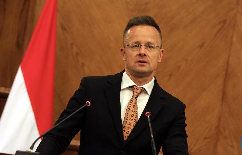 Ngoại trưởng Hungary Peter Szijjarto. Ảnh: Xinhua