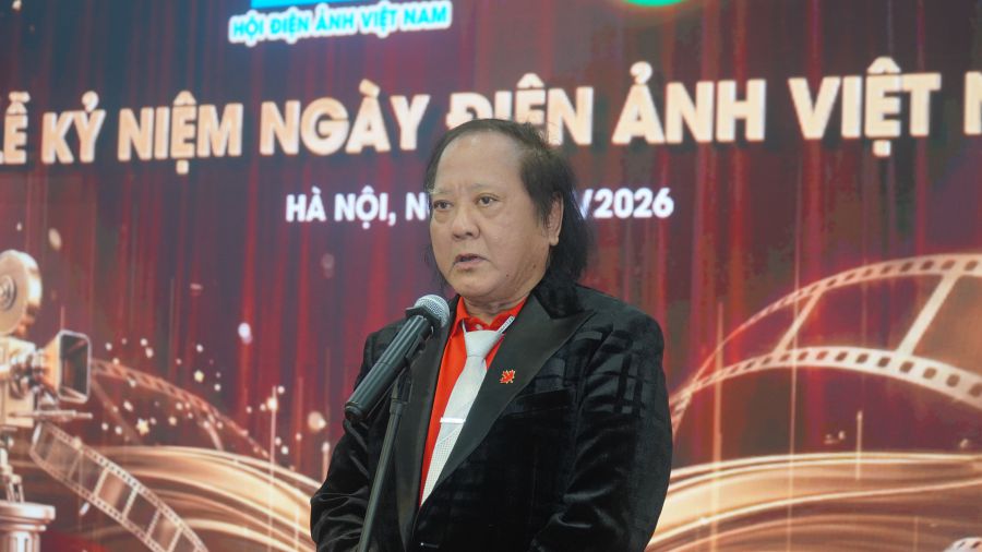 PGS.TS Đỗ Lệnh Hùng Tú - Chủ tịch Hội Điện ảnh Việt Nam. Ảnh: Minh Chính