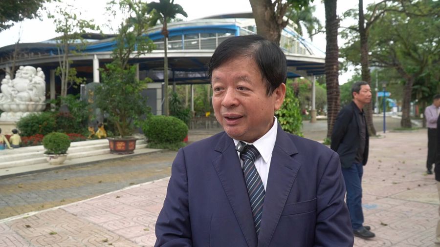 Assoc. Prof. Dr. Do Hong Quan - Chairman of the Vietnam Union of Literary and Art Associations. Photo: Minh Chinh