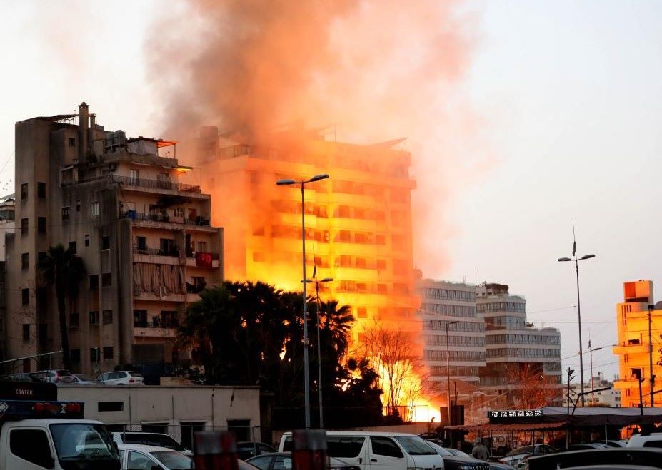The Vietnamese Embassy updates Iran's new civil defense policy. In the photo: Israel airstrikes Beirut, Lebanon on March 12, 2026. Photo: Xinhua