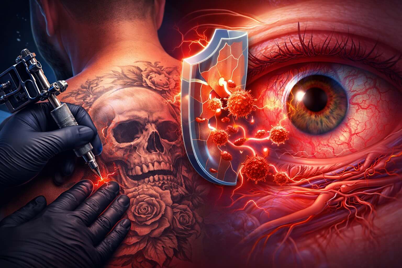 Tattoos can trigger rare eye diseases