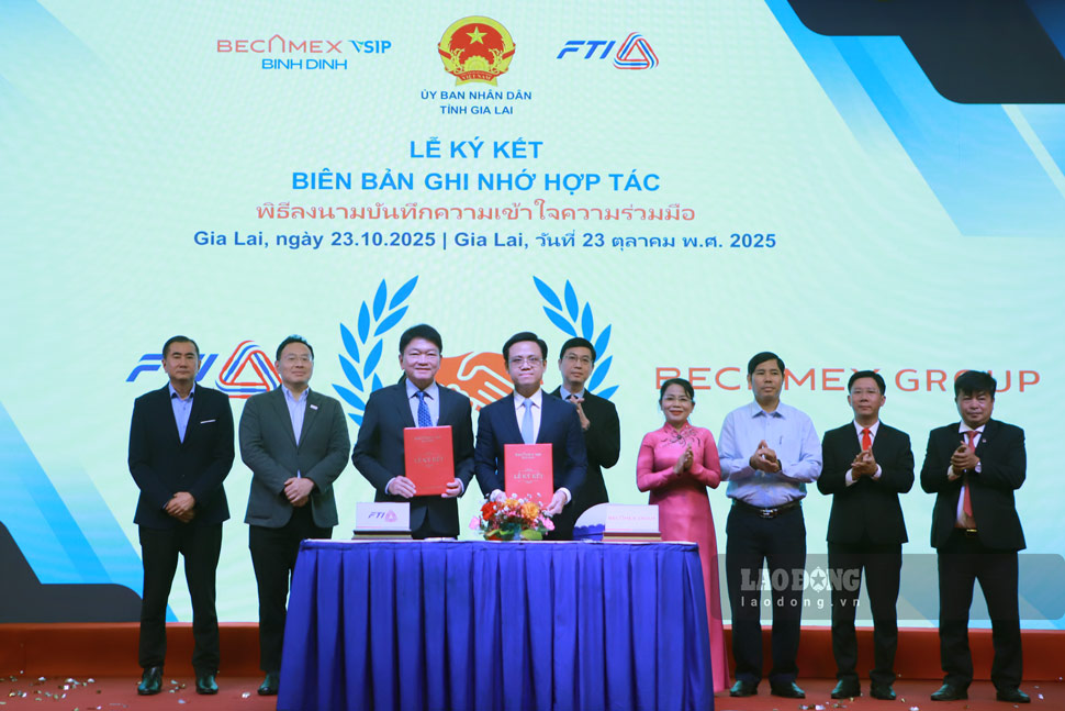 Gia Lai attracts the attention of many foreign businesses through investment promotion conferences. Photo: Hoai Phuong