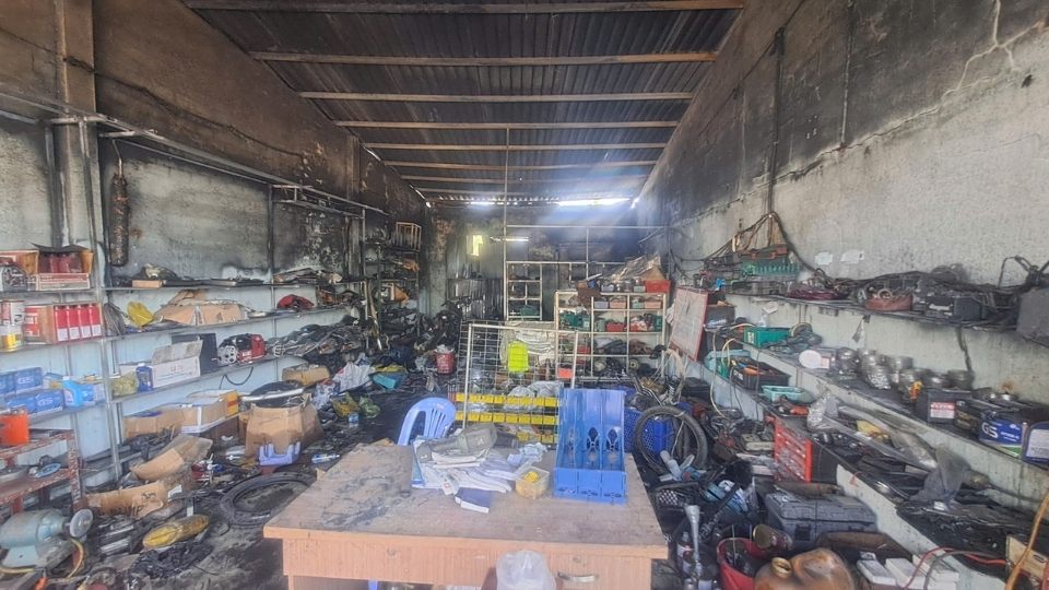 House fire in Mo Cay commune, Vinh Long province killed 2 children. Photo: An Nhien