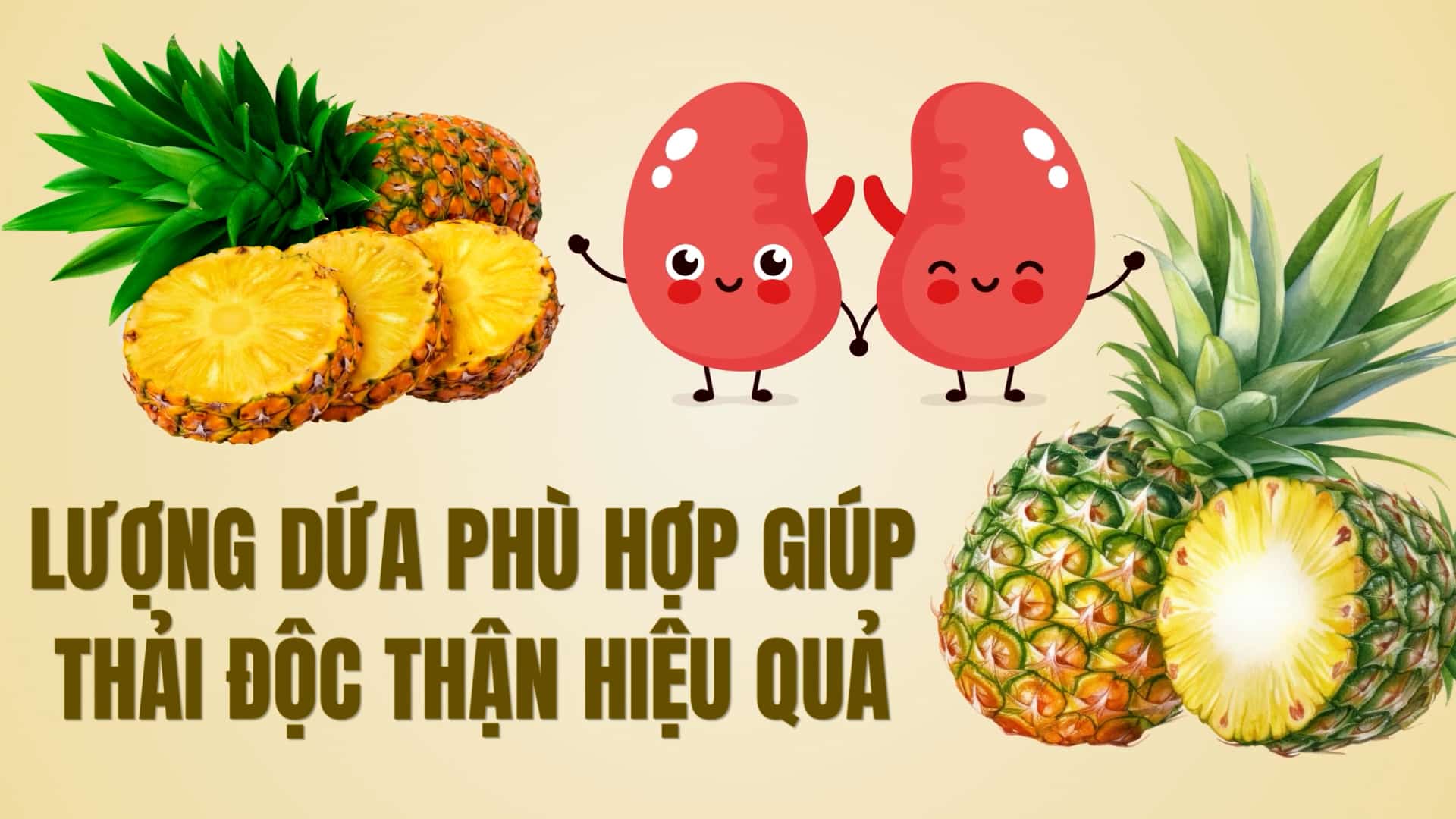 La quantité appropriée d'ananas aide à détoxifier efficacement les reins