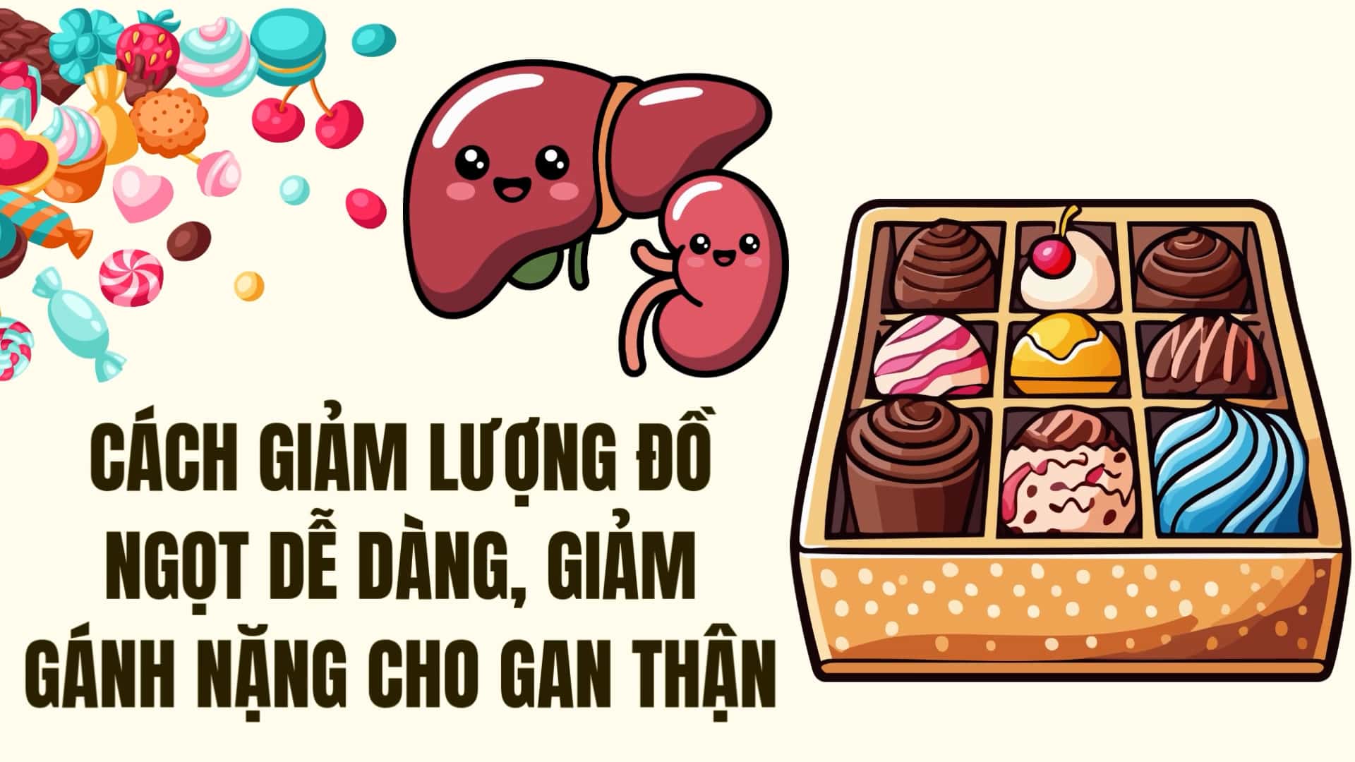 How to reduce sweets easily, lightly burden the liver and kidneys