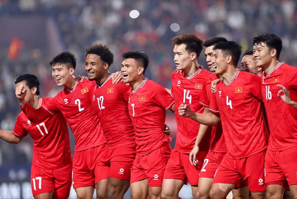 Vietnam national team officially wins ticket to the 2027 Asian Cup finals. Photo: VFF