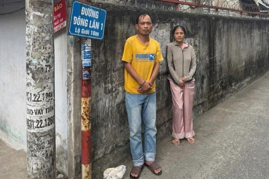 The two subjects were discovered by functional agencies and filed dossiers to handle violations related to drugs. Photo: CA. TP