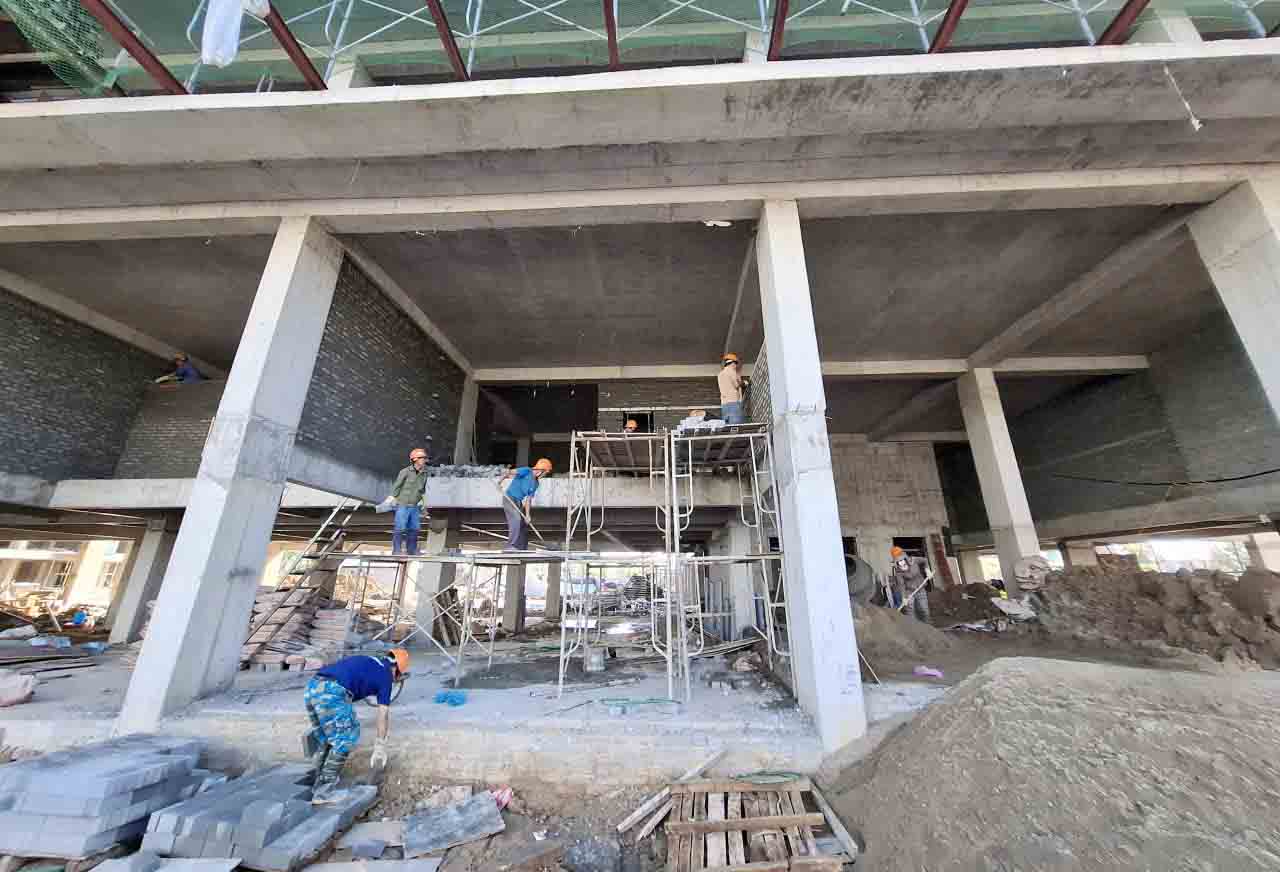 Phase II of the Social Housing project in Thanh Sen ward is being accelerated. Photo: Tran Tuan