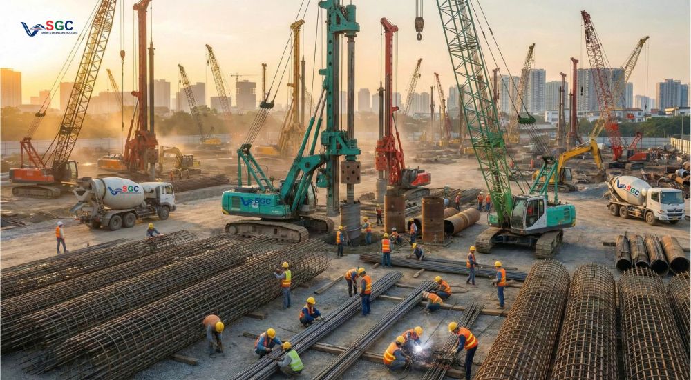 SGC đang tuyển dụng 25.000 nhân sự cho 2 tuyến đường sắt tốc độ cao Hà Nội – Quảng Ninh, Bến Thành – Cần Giờ và các hạng mục nền móng, cọc khoan nhồi quy mô khác của Vingroup  (Ảnh minh họa) 