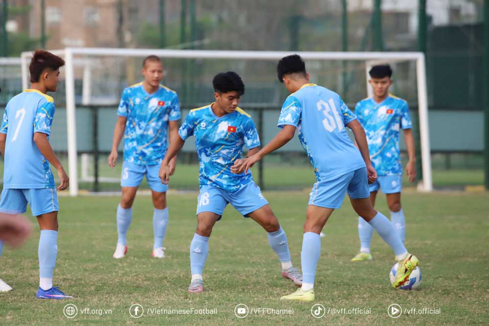 U19 Vietnam aims to complete the force framework. Photo: VFF