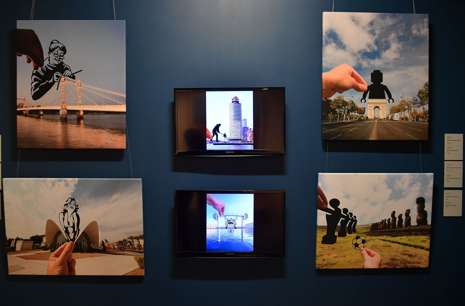 Các tác phẩm nhiếp ảnh ý niệm của tác giả Paperboyo (sinh năm 1987). Ảnh: Việt Văn