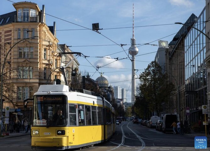 Năm 2025, kinh tế Đức chỉ tăng trưởng 0,2% sau 2 năm suy giảm liên tiếp. Ảnh: Xinhua 