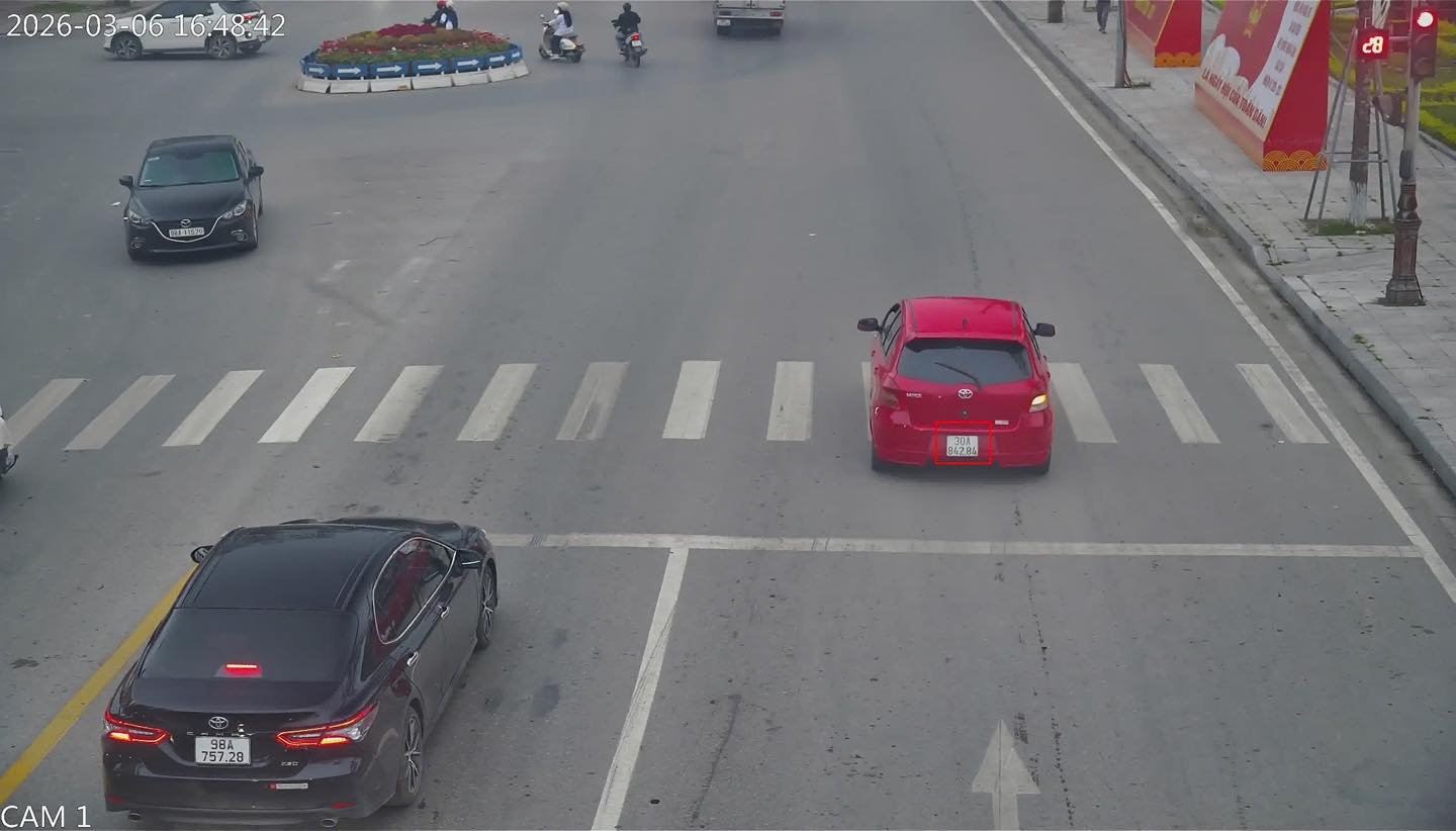 Car owner fined remotely in Bac Ninh. Photo: Bac Ninh Traffic Police