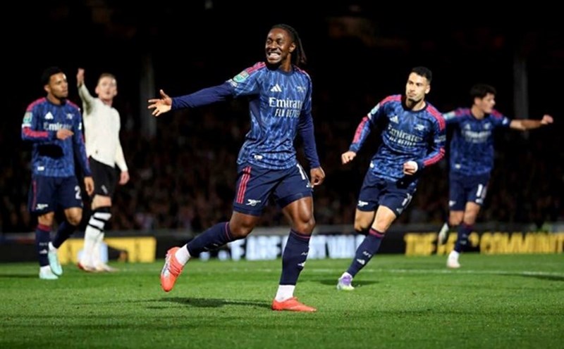 Arsenal đã tận dụng lợi thế sân nhà để đánh bại Leverkusen.  Ảnh: AFP