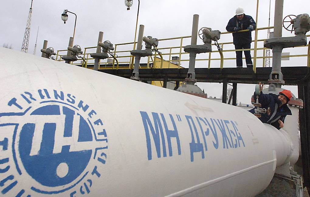 The Druzhba oil pipeline has a section running through Ukrainian territory. Photo: TASS