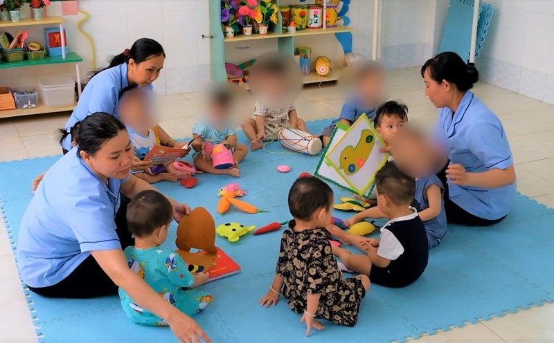 Workers need a childcare system that meets standards, has enough space and is reliable enough for them to feel secure sending their children to work. Photo: Phong Linh