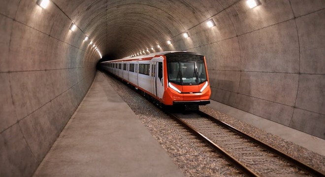 Phối cảnh Metro số 2 TPHCM đi ngầm. Ảnh: MAUR