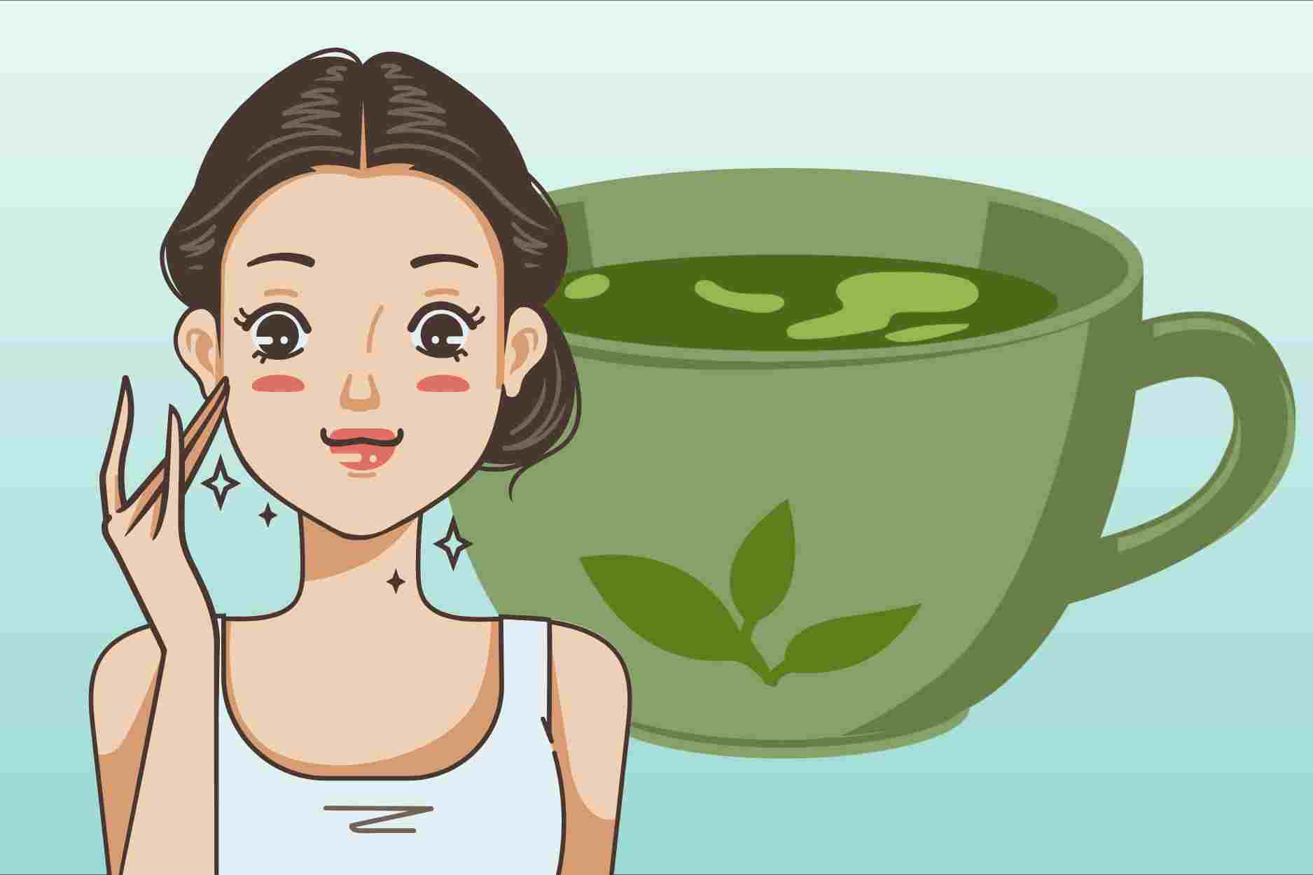 Notas importantes al usar té verde para tener una piel hermosa