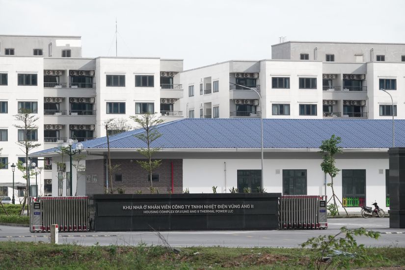 Housing area for workers of Vung Ang 2 Thermal Power Company is spacious and modern. Photo: Tran Tuan