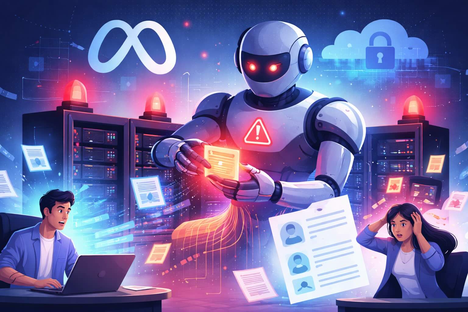 Meta records AI incident leaking internal data