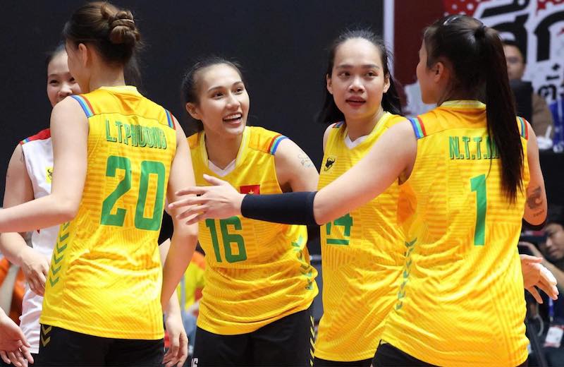 VTV Binh Dien Long An meets Vietinbank at Hoa Lu Cup 2026. Photo: Vietnam Volleyball