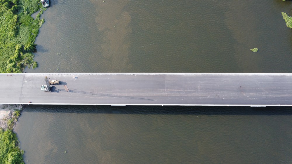 Sắp có thêm cây cầu bắc qua sông Sài Gòn ở TPHCM đi vào hoạt động. Ảnh: Đình Trọng